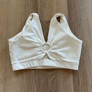 Gymshark Whitney bra white size S